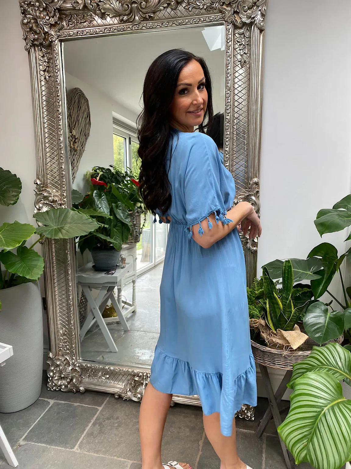 Carrie Tassel Sleeve Dress