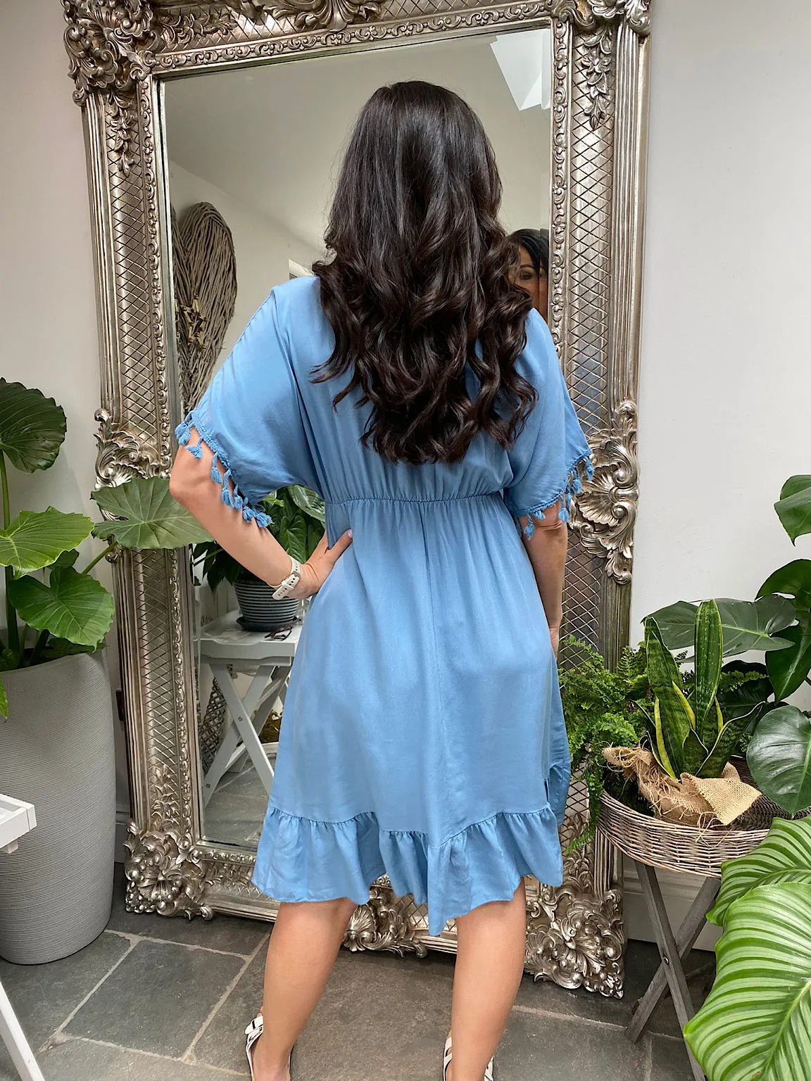 Carrie Tassel Sleeve Dress