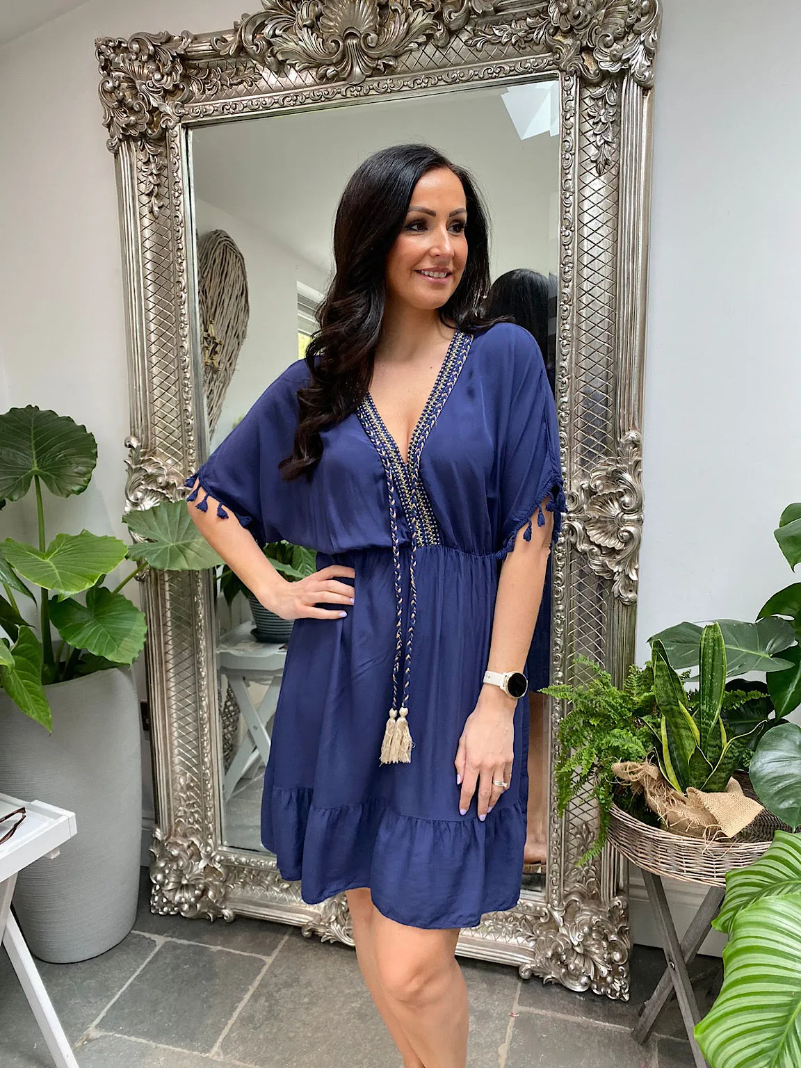 Carrie Tassel Sleeve Dress