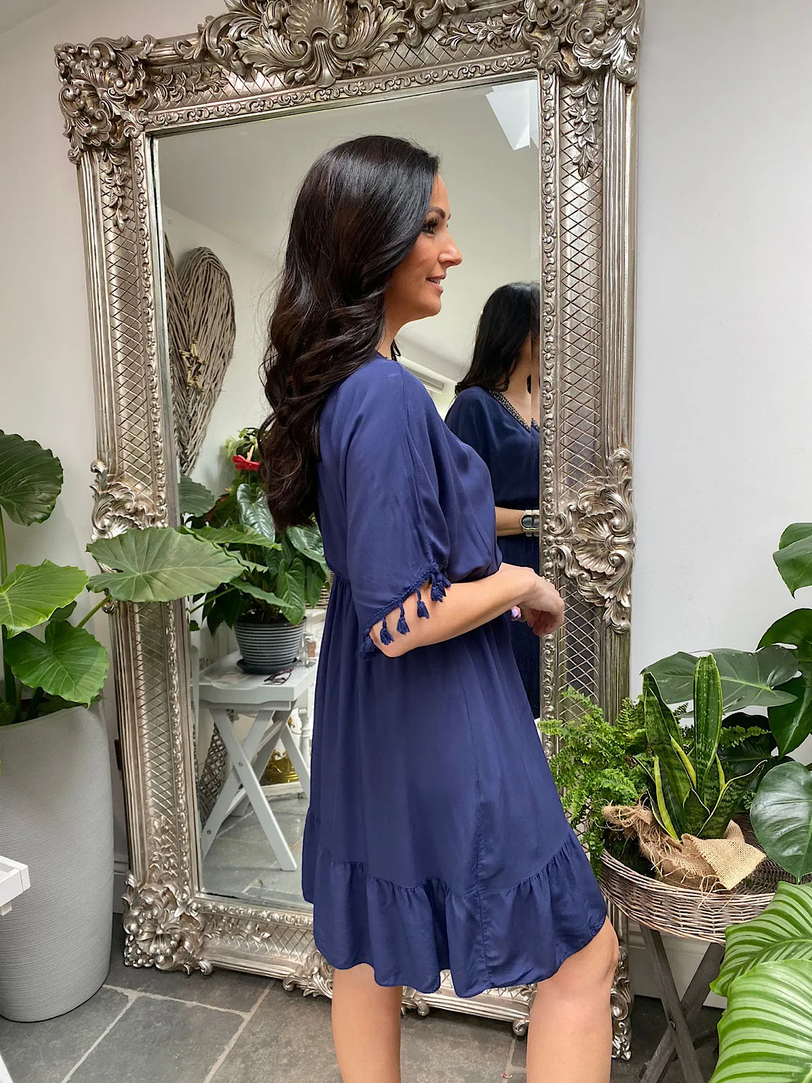 Carrie Tassel Sleeve Dress