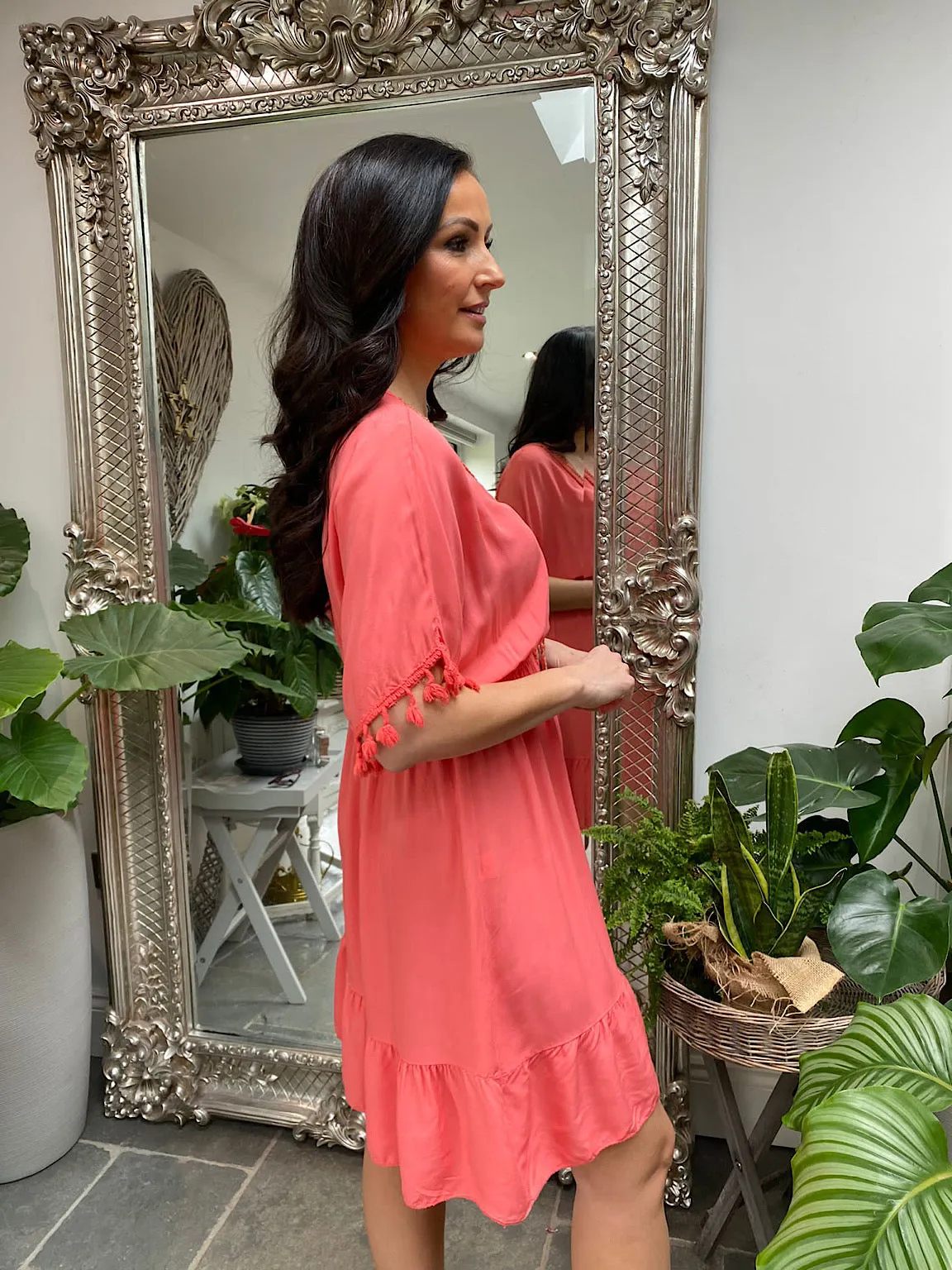 Carrie Tassel Sleeve Dress