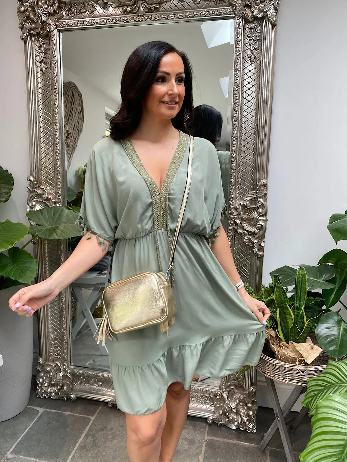 Carrie Tassel Sleeve Dress